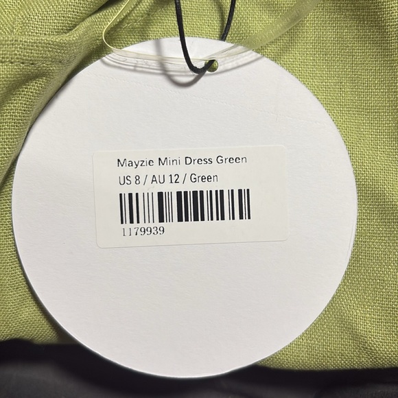 MAYZIE MINI DRESS GREEN - Picture 5 of 5
